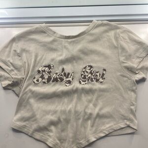Cute cream/beige colour shirt, Size small